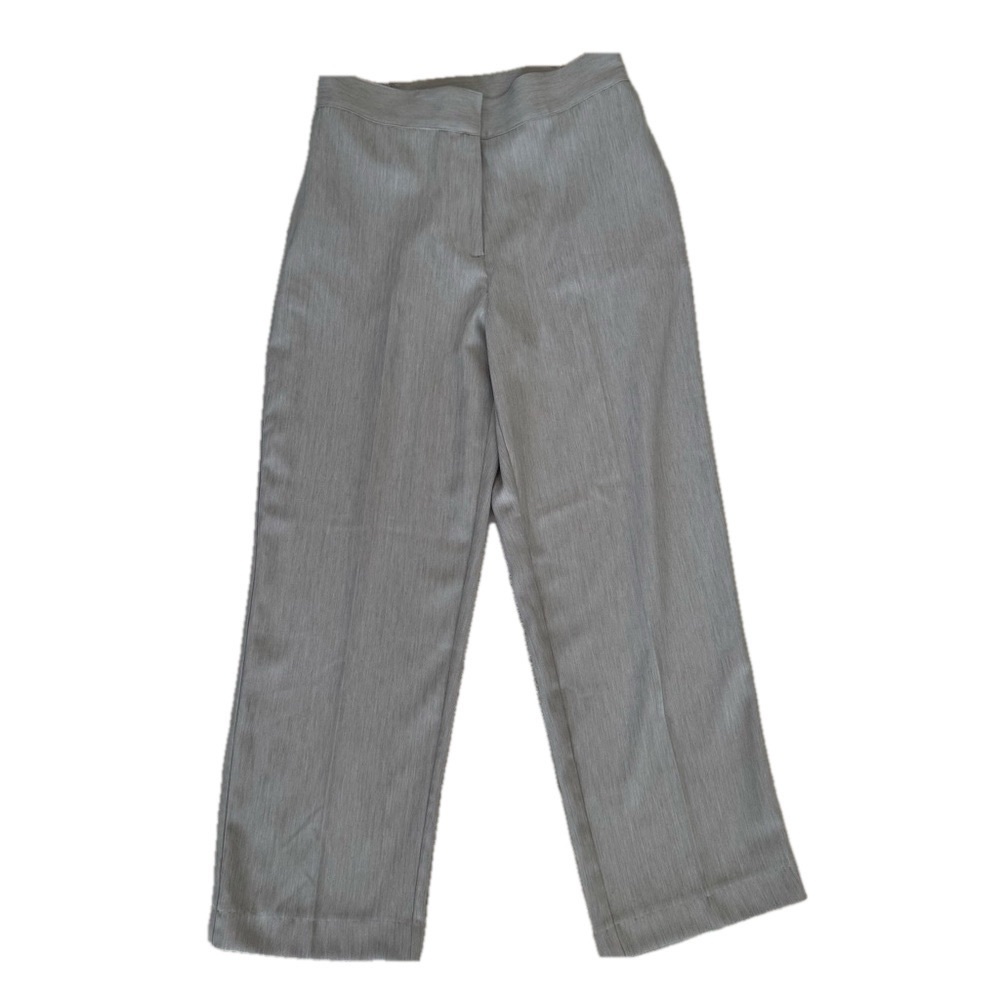 Cali And York Silver Gray Dress Capri Pants Size 6P Excellent Condition
